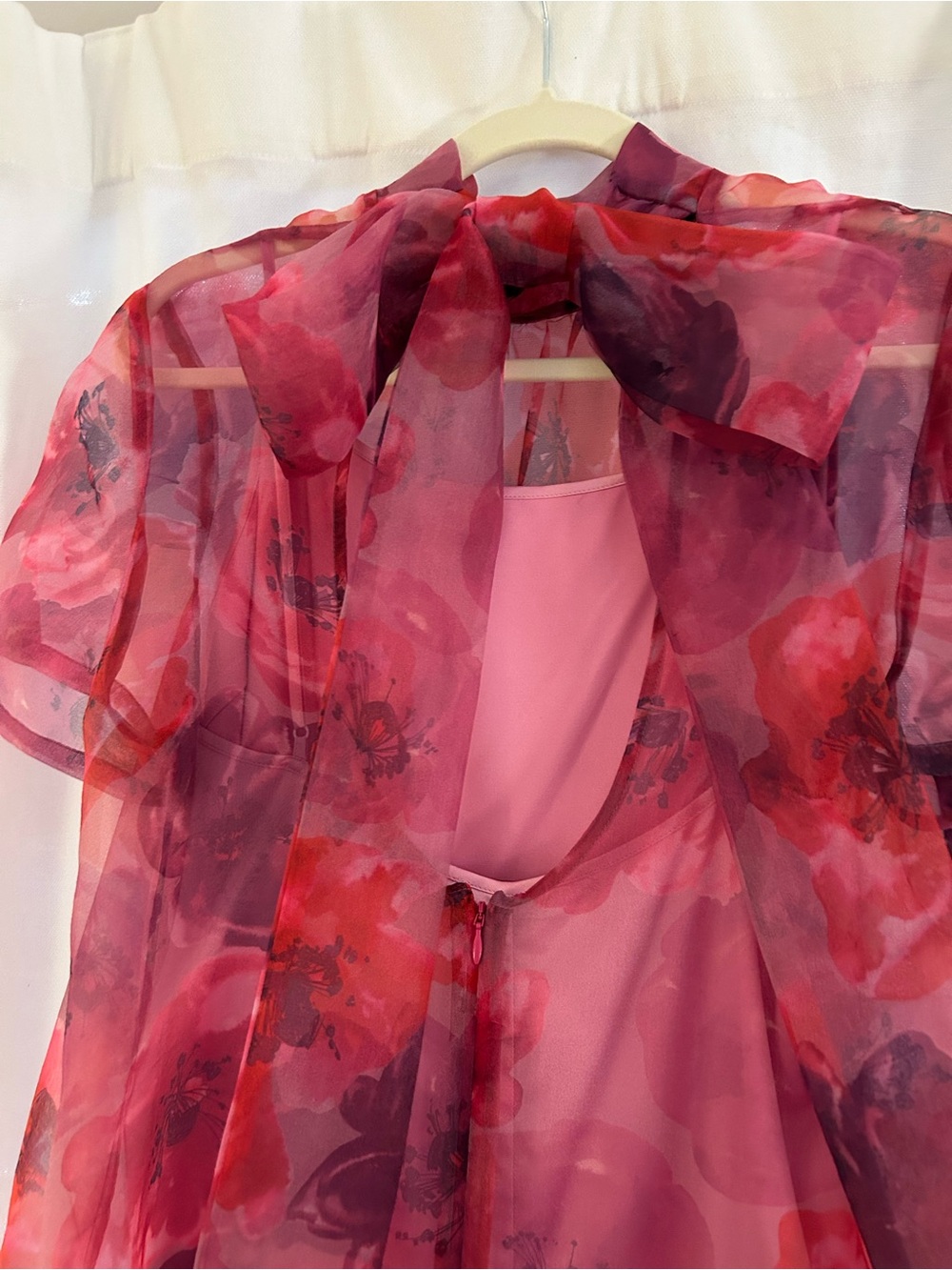 STAUD Calluna Dress | Magenta Painted Floral | XL | Excellent Condition - Picture 7 of 12